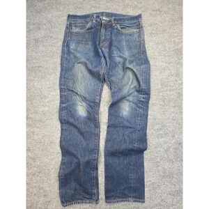 Levi's 511 Selvedge Denim Jeans 34 x 34 (FITS 34 x 32) Faded *Marks